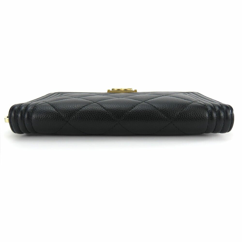 CHANEL Black Caviar Leather Wallet - Picture 4 of 11